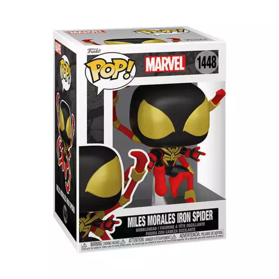 Funko Pop! Super Heroes: Marvel - Spider-Man Comics - Miles Morales Iron Spider #1448 Funko Pop! Super Heroes: Marvel - Spider-Man Comics - Miles Morales Iron Spider #1448