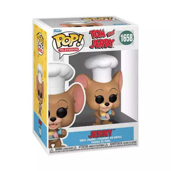 Funko Pop! Cartoon Animation: WB - Tom & Jerry - Jerry with Macaron #1658 Funko Pop! Cartoon Animation: WB - Tom & Jerry - Jerry with Macaron #1658