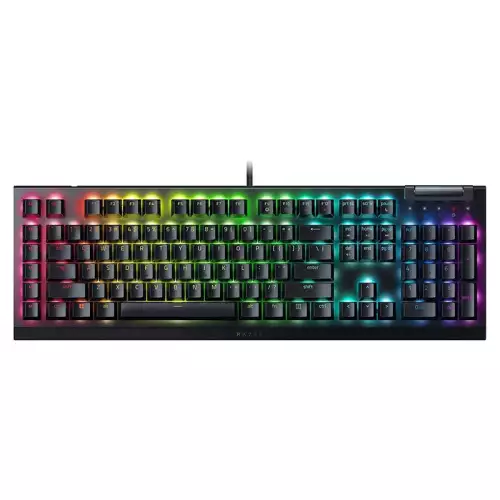 Razer BlackWidow V4 X Mechanical Keyboard Razer Green Switches, Wired Black | RZ03-04703500-R391