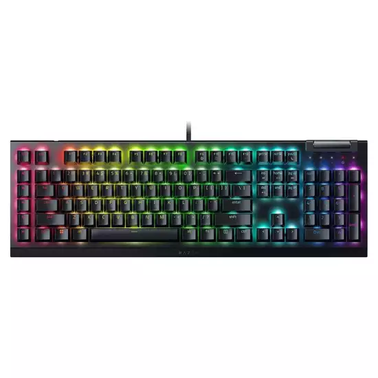 Razer BlackWidow V4 X Mechanical Keyboard Razer Green Switches, Wired Black | RZ03-04703500-R391 Razer BlackWidow V4 X Mechanical Keyboard Razer Green Switches, Wired Black | RZ03-04703500-R391