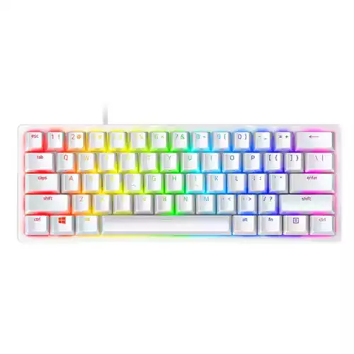 Razer Huntsman Mini-Mercury-US 60 Gaming Keyboard with RED SWITCH White
