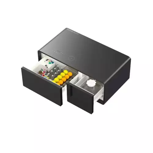 Powerology Fridge Coffee Table HiFi Speaker 93L - Black