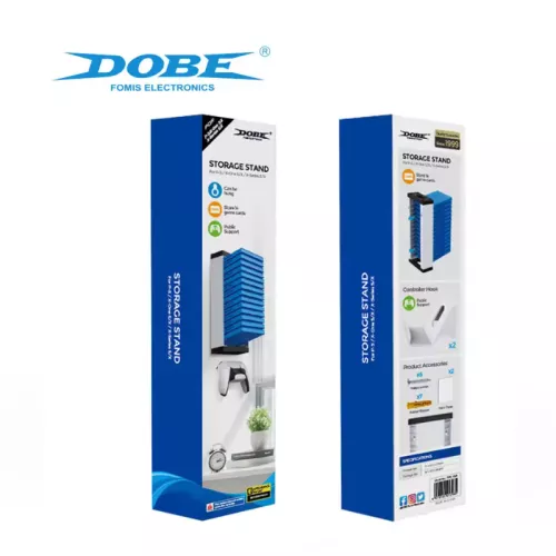 Dobe Wall Mount 14 in 1 Game Disc Storage Stand For PS5
