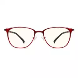 Xiaomi TS Computer Glasses, With Anti-Blue Light Blocking UV400 Resistant Protective Glasses, Anti-Fatigue Self-Adaption, Nose Pad Eye Glasses, Red | FU009-0621-RED