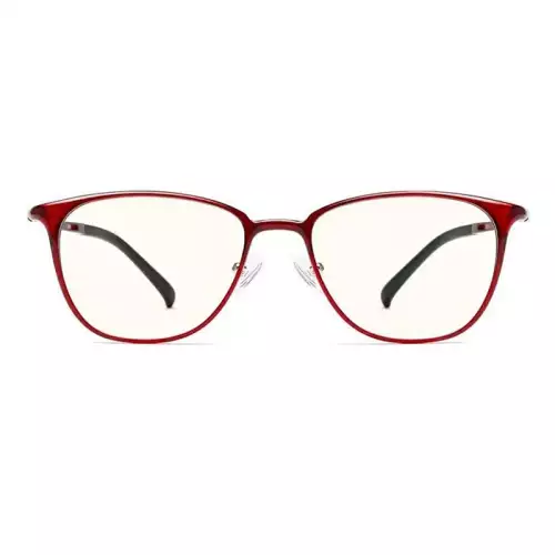 Xiaomi TS Computer Glasses, With Anti-Blue Light Blocking UV400 Resistant Protective Glasses, Anti-Fatigue Self-Adaption, Nose Pad Eye Glasses, Red | FU009-0621-RED