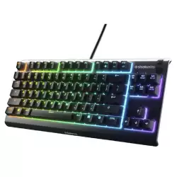 SteelSeries Apex 3 TKL Wired Membrane Gaming Keyboard Black | 64831 SteelSeries Apex 3 TKL Wired Membrane Gaming Keyboard Black | 64831