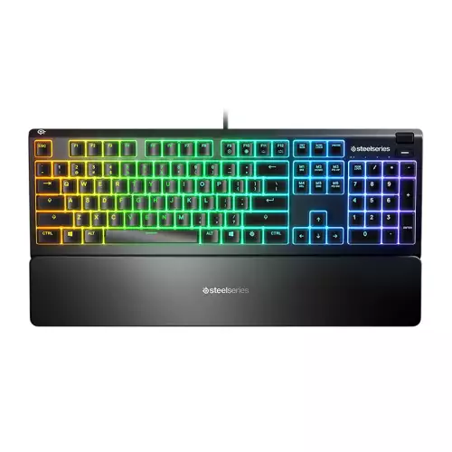 SteelSeries Apex 3 Wired Gaming Keyboard Black 