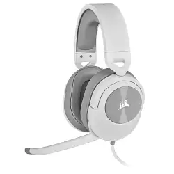 Corsair HS55 Stereo Wired Gaming Headset, 20Hz - 20 kHz Frequency Response, 114dB Sensitivity, 50mm Drivers, 1.8m Cable Length, For PC / Mac / PS4 & 5 / Xbox One Series, White | CA-9011261-NA Corsair HS55 Stereo Wired Gaming Headset, 20Hz - 20 kHz Frequency Response, 114dB Sensitivity, 50mm Drivers, 1.8m Cable Length, For PC / Mac / PS4 & 5 / Xbox One Series, White | CA-9011261-NA