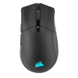 Corsair SABRE RGB PRO CHAMPION SERIES Wireless Gaming Mouse, 7 Programmable Buttons, MARKSMAN 26K Sensor, 26,000 DPI, SLIPSTREAM Technology, 1.8m Drag-Reducing Paracord Cable, Black | CH-9313211-EU Corsair SABRE RGB PRO CHAMPION SERIES Wireless Gaming Mouse, 7 Programmable Buttons, MARKSMAN 26K Sensor, 26,000 DPI, SLIPSTREAM Technology, 1.8m Drag-Reducing Paracord Cable, Black | CH-9313211-EU