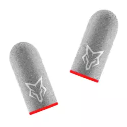 Sarafox V10 Finger Gloves Gold Silk Gaming Finger Sleeves Non-slip High Sensitivity Super Sweatproof for Mobile Phone Gaming Sarafox V10 Finger Gloves Gold Silk Gaming Finger Sleeves Non-slip High Sensitivity Super Sweatproof for Mobile Phone Gaming