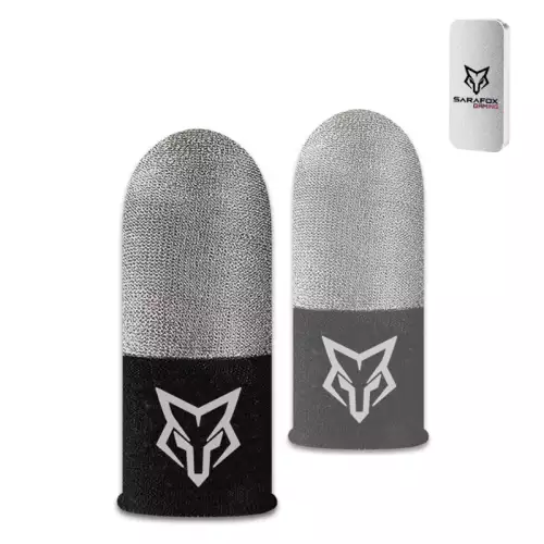 Sarafox V8 Bicolor Game Beehive5 Sleep-proof Sweat-proof Professional Touch Screen Thumbs Finger Sleeve for shooting Game