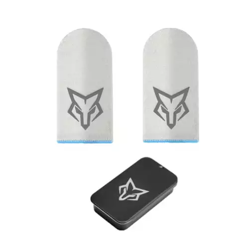 Sarafox V5 Fiberglass Finger Sleeve Flexible Glass Fiber Finger Gloves for Mobile Games for PUBG COD Gaming
