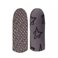 Sarafox C2 4piece Silver-Cloth with Non-slip Particles Mobile Gaming Finger Sleeve, Superconducting Silver Cloth, 0.3mm Thin