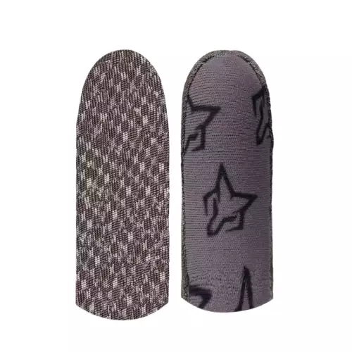 Sarafox C2 4piece Silver-Cloth with Non-slip Particles Mobile Gaming Finger Sleeve, Superconducting Silver Cloth, 0.3mm Thin
