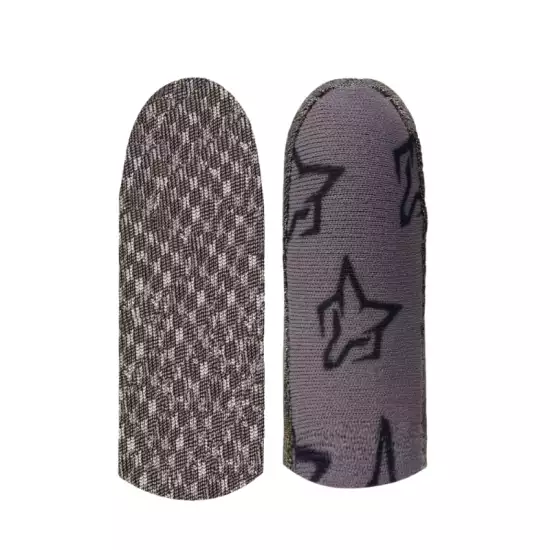 Sarafox C2 4piece Silver-Cloth with Non-slip Particles Mobile Gaming Finger Sleeve, Superconducting Silver Cloth, 0.3mm Thin