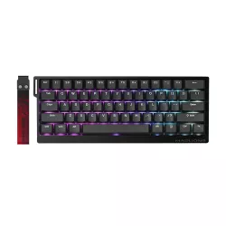 Madlions Professional Gaming Mechanical Keyboard MAD 60 HE RGB - 1K, Magnetic Amber Pro Switches - Black