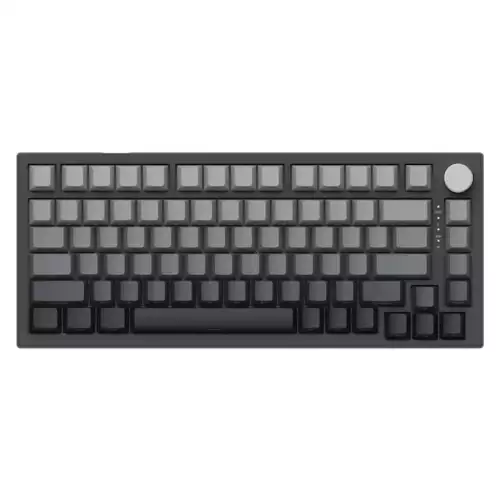 VGN Gaming Keyboard A75 Magnetic Keyboards Gradient Gray Rapid Trigger Compatible, Actuation Points 0.004-0.16 inches (0.1-4.0 mm), English Layout, 75% Layout, PBT Key Cap, Domestic Genuine