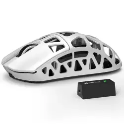 ATTACK SHARK R3 46g Superlight Tri Mode BT/Wireless 2.4Ghz/Wired Gaming Mouse, Magnesium Alloy, PAW3395 26K DPI Sensor, 8000Hz Wireless Polling Rate (white) ATTACK SHARK R3 46g Superlight Tri Mode BT/Wireless 2.4Ghz/Wired Gaming Mouse, Magnesium Alloy, PAW3395 26K DPI Sensor, 8000Hz Wireless Polling Rate (white)