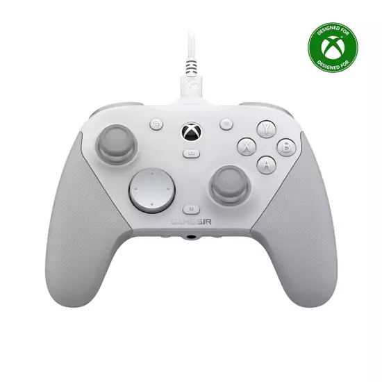 GameSir G7 Pro Wired Controller for Xbox Series X|S, Xbox One, Wireless Gamepad for PC&Android with TMR Sticks, Hall Effect Analog Triggers, 1000Hz Polling Rate - White GameSir G7 Pro Wired Controller for Xbox Series X|S, Xbox One, Wireless Gamepad for PC&Android with TMR Sticks, Hall Effect Analog Triggers, 1000Hz Polling Rate - White