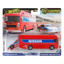 Hot Wheels Team Transport Nissan Euro Hauler and '94 300 ZX GTS, 1:64 Scale Hot Wheels Team Transport Nissan Euro Hauler and '94 300 ZX GTS, 1:64 Scale