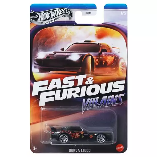 Hot Wheels Silver Series Fast & furious Villains - Honda S2000 Hot Wheels Silver Series Fast & furious Villains - Honda S2000