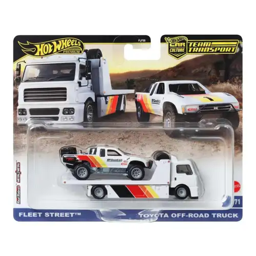 Hot Wheels Fleet Street+ Toyota Off Road Truck Team Transport #71