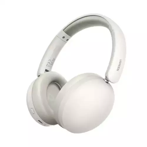 UGREEN Studio Max2 Wireless Bluetooth Headphones, 80H Playtime, HiFi Stereo Over Ear Headphones with Microphone, Bluetooth 5.4 Light Gray