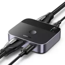 UGREEN 4K HDMI Switch 2PC USB C + 2X1 H D M I Splitter Display Screen Plug & Play, HD Audio Sync, ESD Protection for Laptop, TV Box/Stick, PC, PS5/4/3, Xbox 360/One 55452 UGREEN 4K HDMI Switch 2PC USB C + 2X1 H D M I Splitter Display Screen Plug & Play, HD Audio Sync, ESD Protection for Laptop, TV Box/Stick, PC, PS5/4/3, Xbox 360/One 55452