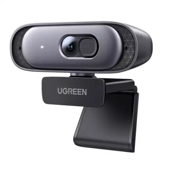 UGREEN Webcam 2K 30FPS Full HD, Webcam with Dual Microphone, 91° Field of View, Privacy Protection, Auto Focus, Automatic Light Correction, Stereo Sound, Plug & Play, PC Camera for Windows MacOS 35626 UGREEN Webcam 2K 30FPS Full HD, Webcam with Dual Microphone, 91° Field of View, Privacy Protection, Auto Focus, Automatic Light Correction, Stereo Sound, Plug & Play, PC Camera for Windows MacOS 35626