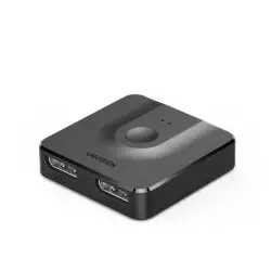 Ugreen CM430 signal splitter 2x DisplayPort (input) to 1x DisplayPort (output) 4K / 1080p switch black (60622) Ugreen CM430 signal splitter 2x DisplayPort (input) to 1x DisplayPort (output) 4K / 1080p switch black (60622)