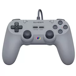 GameSir Tegenaria Lite Wired Symmetric Game Controller, Wired 1000Hz Polling Rate, Hall Effect Joysticks and 2 Remappable Buttons, Dual Vibration, Turbo, PC Gaming Controller, Grey | T3 LITE