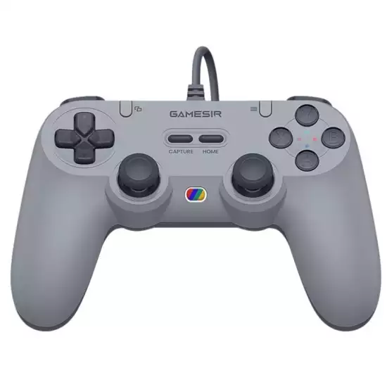 GameSir Tegenaria Lite Wired Symmetric Game Controller, Wired 1000Hz Polling Rate, Hall Effect Joysticks and 2 Remappable Buttons, Dual Vibration, Turbo, PC Gaming Controller, Grey | T3 LITE (Open Sealed)