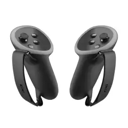 KIWI design Controller Grips Accessories Compatible with Meta Quest 3, Silicone Hand Grip Protector with Knuckle Straps