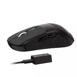 ATTACK SHARK R6 Lightweight Wireless Gaming Mouse,PAW 3950Max Sensor Computer Mouse with Nordic 52480,8KHz Polling,42K DPl,OMRON Optaicl Switch,USB-C Charging,7 Programmable Buttons(Black & Sticker)
