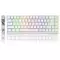 Madlions MAD 68 HE Flagship Gaming Magnetic Keyboard – Amber pro Magnetic Hall Effect Switch – 8000 Hz Polling Rate – Scan Rate 128K – Latency 0.1ms – Precision 0.01mm Rapid Trigger Mode (White)