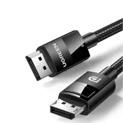 Ugreen DP 1.4 Male to Male Cable, 8K 60hz 4K 144Hz 2K 165Hz, 32.4Gbps Data Transfer, Tin-Plated Oxygen-Free Copper, HD DisplayPort Data Cable, 5m Braided Cable, Black | 80394 Ugreen DP 1.4 Male to Male Cable, 8K 60hz 4K 144Hz 2K 165Hz, 32.4Gbps Data Transfer, Tin-Plated Oxygen-Free Copper, HD DisplayPort Data Cable, 5m Braided Cable, Black | 80394