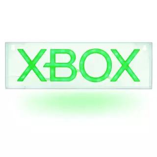 Luce Neon LED Xbox – Ufficiale 29,8 Cm, Alimentazione USB, Verde Brillante, Per Scrivania O Parete, Accessorio Da Collezione Per Gamer