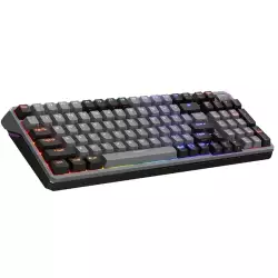 Cooler Master MK770 Wireless Mechanical RGB Gaming Keyboard, Kailh Box V2 Soft Click White Switches, Gasket Structure, Hot-Swappable, Bluetooth|2.4GHz, Tactile 3-Way Dial, QWERTY (MK-770-GKKW1-US) Cooler Master MK770 Wireless Mechanical RGB Gaming Keyboard, Kailh Box V2 Soft Click White Switches, Gasket Structure, Hot-Swappable, Bluetooth|2.4GHz, Tactile 3-Way Dial, QWERTY (MK-770-GKKW1-US)