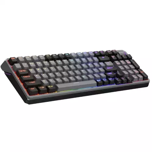 Cooler Master MK770 Wireless Mechanical RGB Gaming Keyboard, Kailh Box V2 Soft Click White Switches, Gasket Structure, Hot-Swappable, Bluetooth|2.4GHz, Tactile 3-Way Dial, QWERTY (MK-770-GKKW1-US)