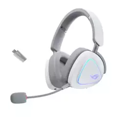 ASUS ROG Delta II Wireless Lightweight Gaming Headset - Moonlight White (90YH03W0-BHUA10)