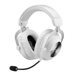 Logitech G PRO X 2 LIGHTSPEED Wireless Gaming Headset, Detachable Boom Mic, Bluetooth/USB/3.5mm Aux, for PC, PS5, PS4, Nintendo Switch White | 981-001270 / 981-001269