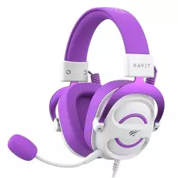Havit H2002E Gaming Headphone, Purple/White Havit H2002E Gaming Headphone, Purple/White