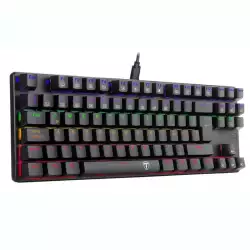 T-DAGGER TGK313 BORA Gaming Mechanical Keyboard - Rainbow LED Lighting -TKL Size 87 Key - AR/EN Key || (T-TGK313) (Brown Switch)
