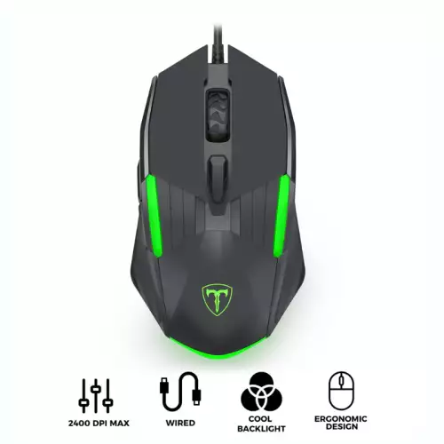 T-Dagger Blaze 2400DPI Ergonomic Gaming Mouse (T-TGM116)