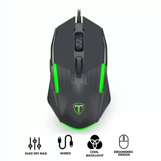 T-Dagger Blaze 2400DPI Ergonomic Gaming Mouse (T-TGM116)