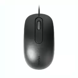 Rapoo Optical Mouse N200, High resolution 1600 DPI Sensor - Black