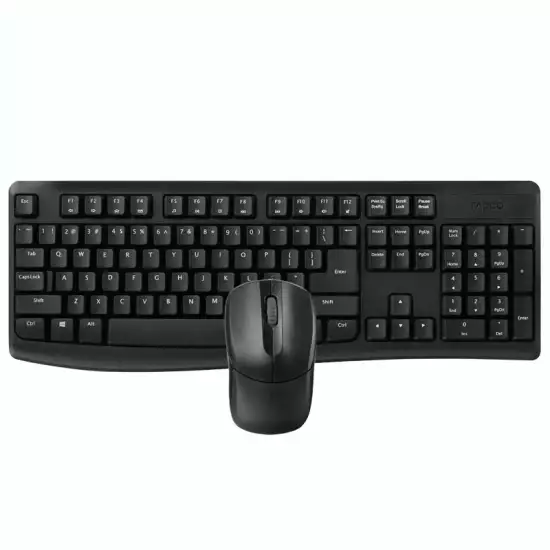 Rapoo X1800 PRO Combo Keyboard and Mouse Wireless Black
