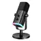 Fifine AmpliGame AM8 USB/XLR Dynamic Microphone with RGB, Touch-mute, I/O Controls, Live Monitoring for Streaming - Black Fifine AmpliGame AM8 USB/XLR Dynamic Microphone with RGB, Touch-mute, I/O Controls, Live Monitoring for Streaming - Black