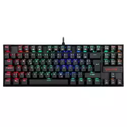 Redragon Kumara Mechanical Gaming Keyboard , Wired , RGB Led Backlit , Black , K552RGB-1