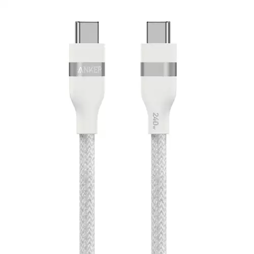 Anker USB-C to USB-C Cable 3ft 240W - White | A82E2H21